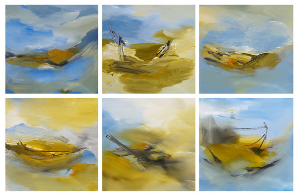 Haiku Sextet.no.1.20x20 inches each